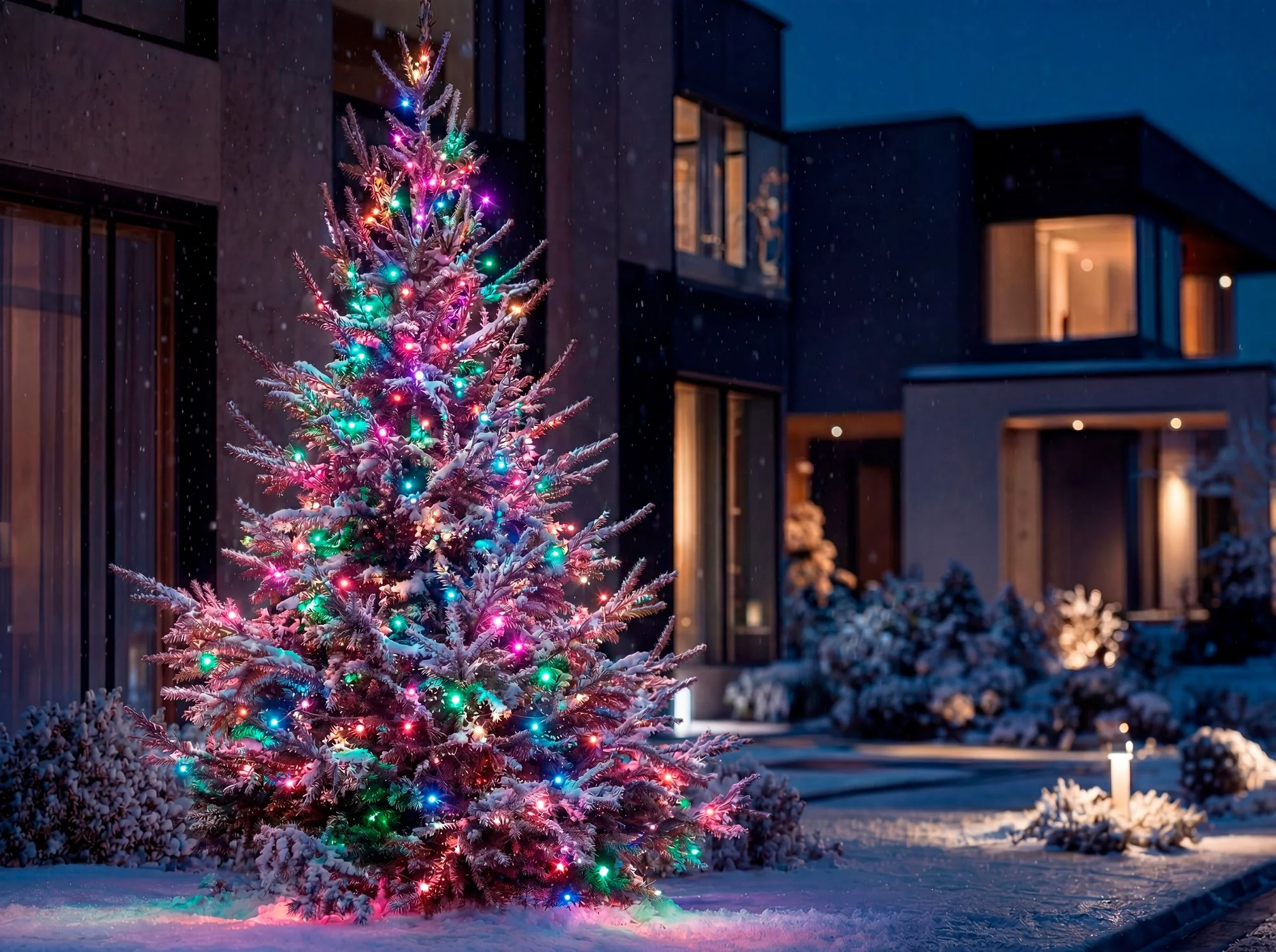 MagicHome LED reťaz Errai, 1 ks 1200 LED multicolor, 8 funkcií, 230 V/50 Hz, IP44, exteriér, 24 m