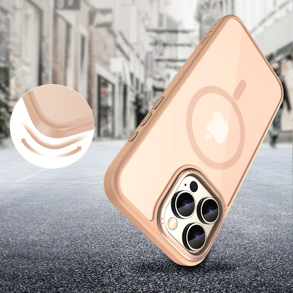 Tech-Protect MagEdge MagSafe kryt na iPhone 16 Pro, hnedé