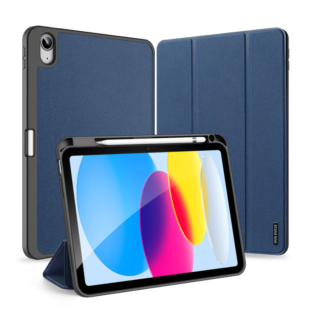 Dux Ducis Domo puzdro na iPad 10.9'' 2022 10 gen modré