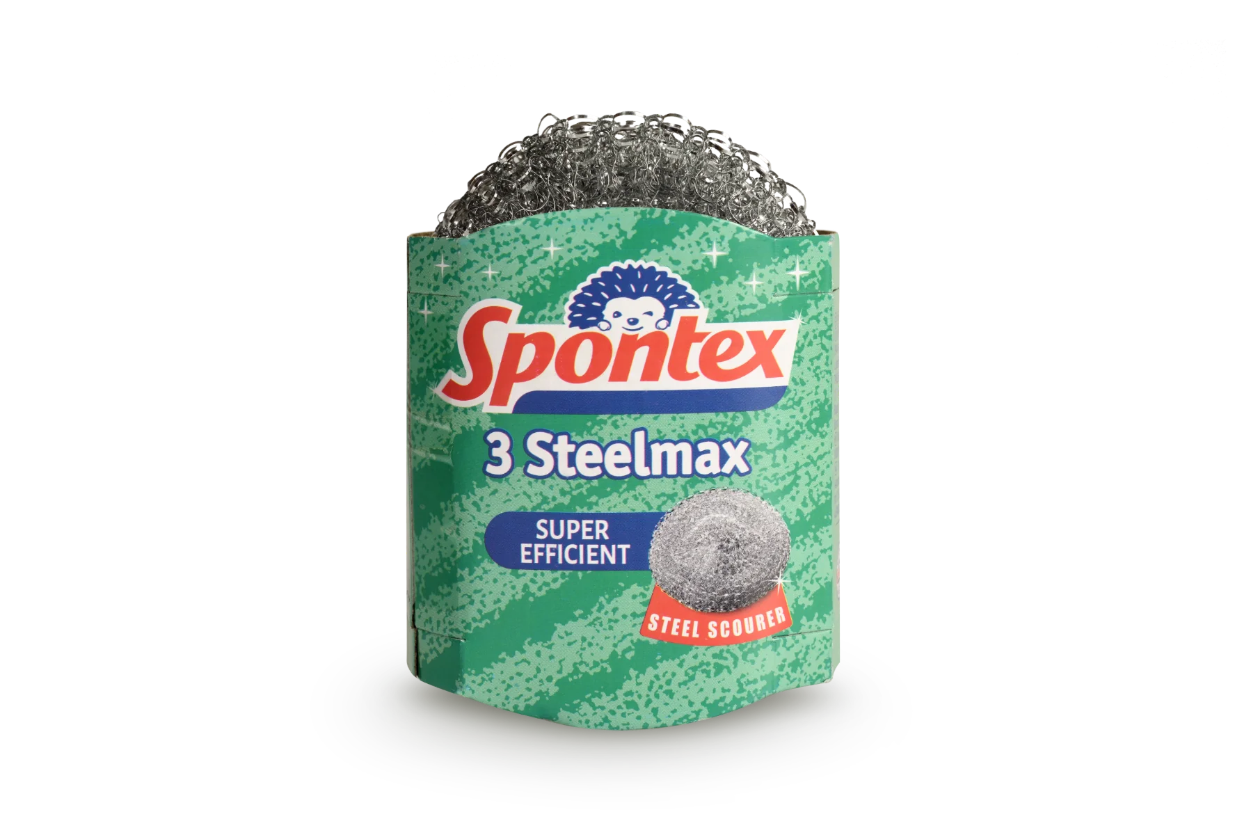 Spontex Steelmax drôtenka kovová 1×3 ks, hubky