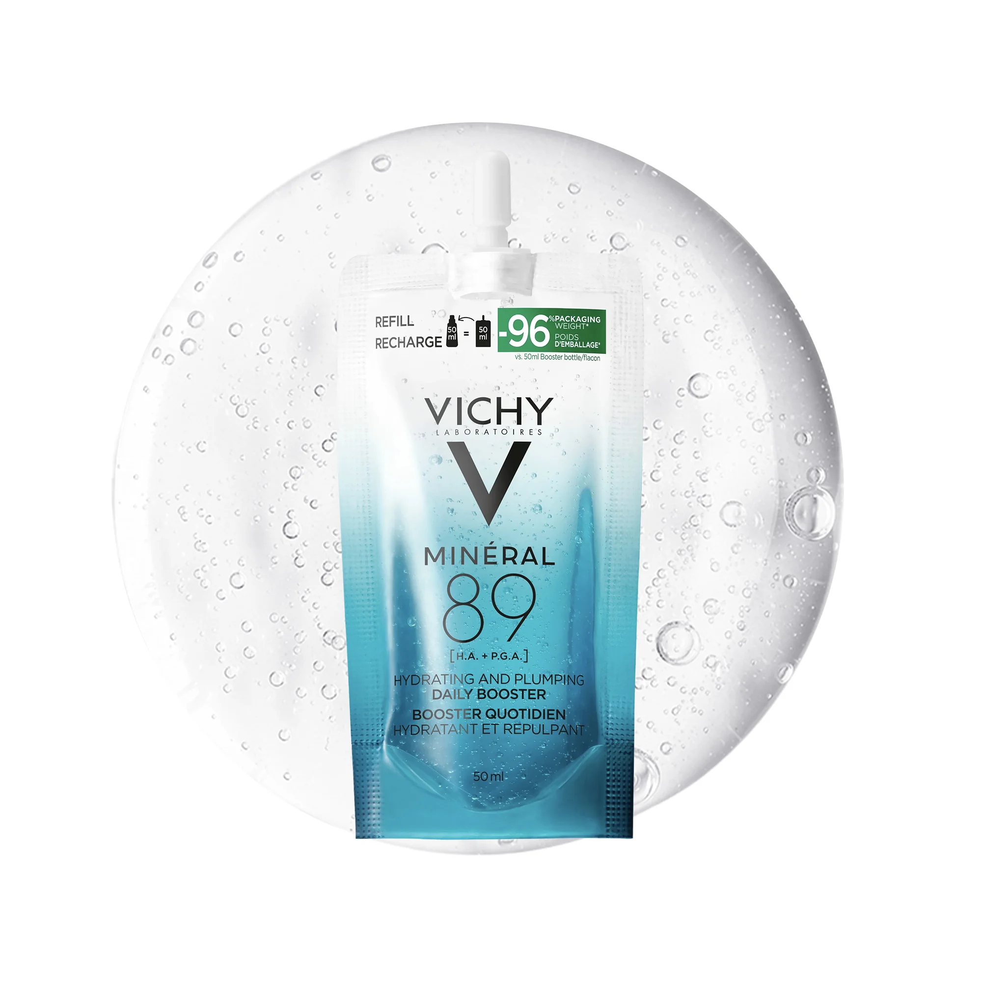 VICHY MINERAL89 booster Polyglumatic sérum - NÁPLŇ 50 ml
