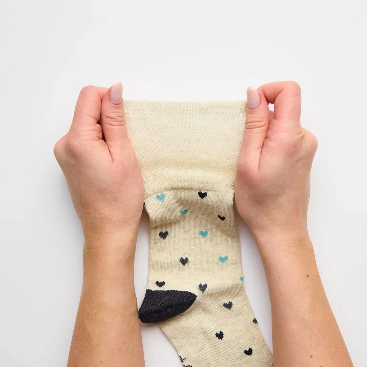Dámske 3 pára módne ponožky Gentle Grip MICRO PATTERN lem bez gumičiek Veľkosť ponožiek 37-42