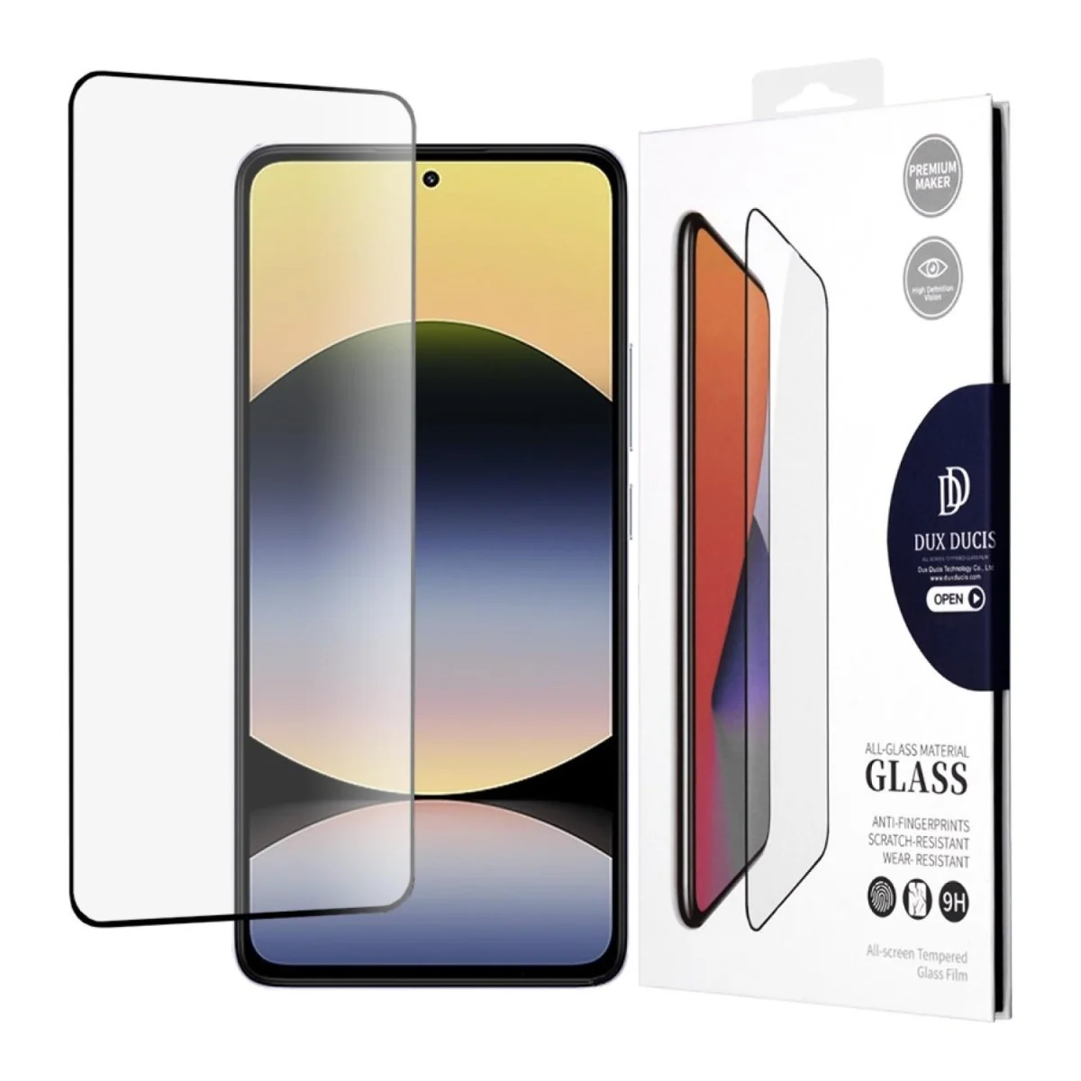 10D Tvrdené sklo pre Xiaomi Redmi Note 14 5G - Čierna 1 x 10D sklo, odolné