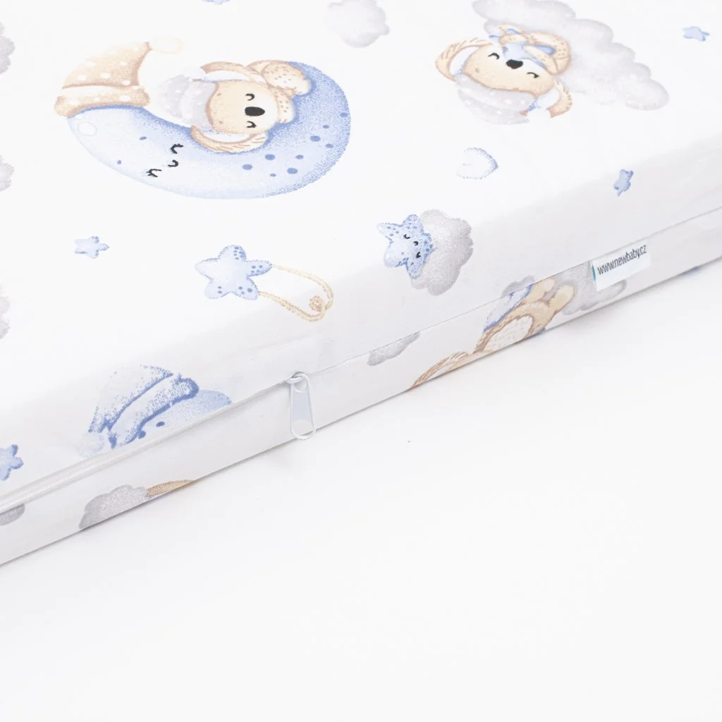Detský penový matrac New Baby STANDARD 120x60x6 cm koala modrý ,
