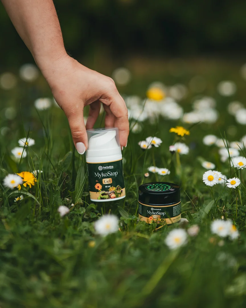 MykoStop Gel - antimykotický regeneračný gél na pokožku a nechty - 50 ml - Herbatica
