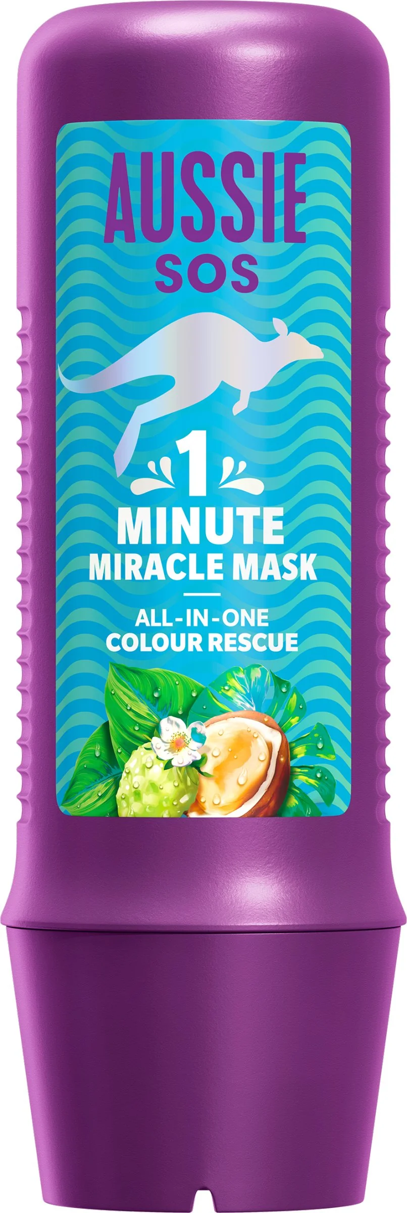 Aussie SOS 1 Minute Miracle Colour 1×250 ml, maska na vlasy