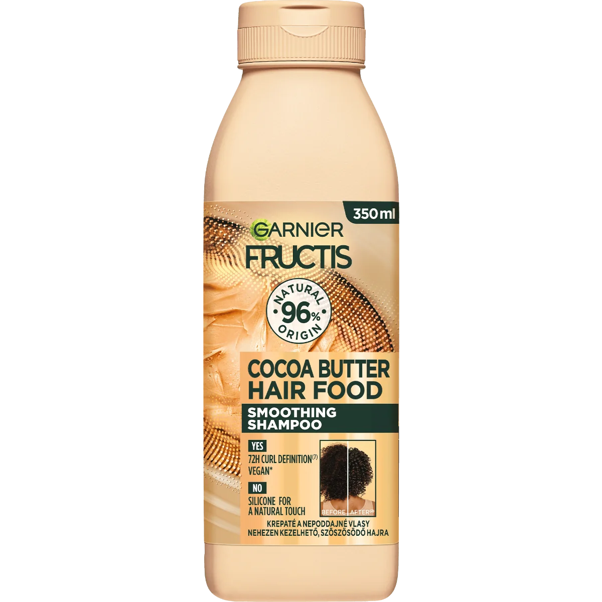 Garnier Fructis Hair Food Cocoa Butter uhladzujúci šampón 1×350 ml, šampón