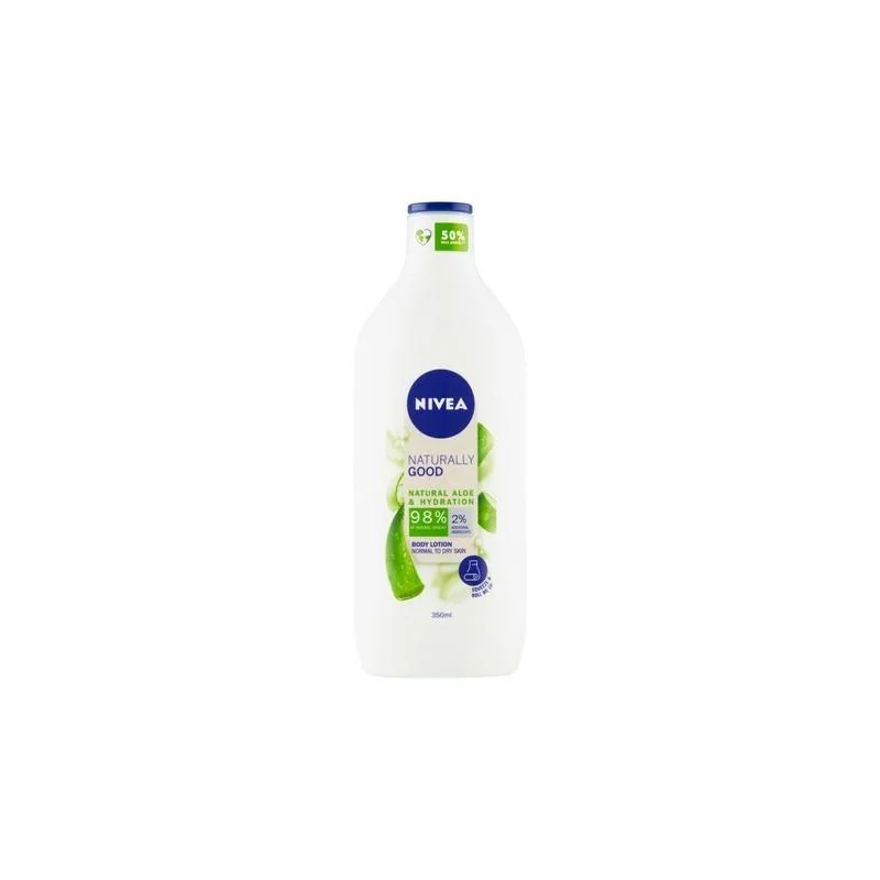 NIVEA Naturally Good Aloe, Krémové telové mlieko s Aloe Vera ,  350ml