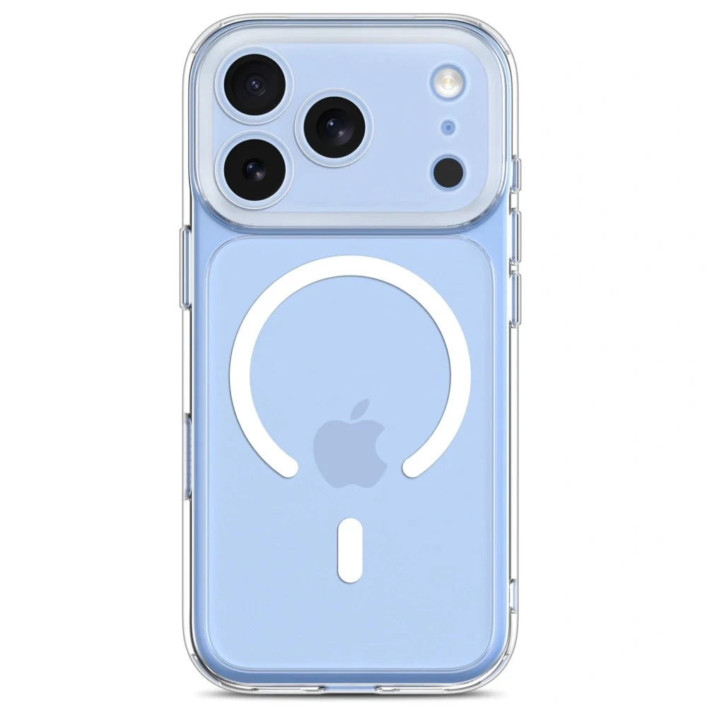 Tech-Protect MagPeak MagSafe CC kryt na iPhone 17 Pro Max / 18 Pro Max, priesvitný
