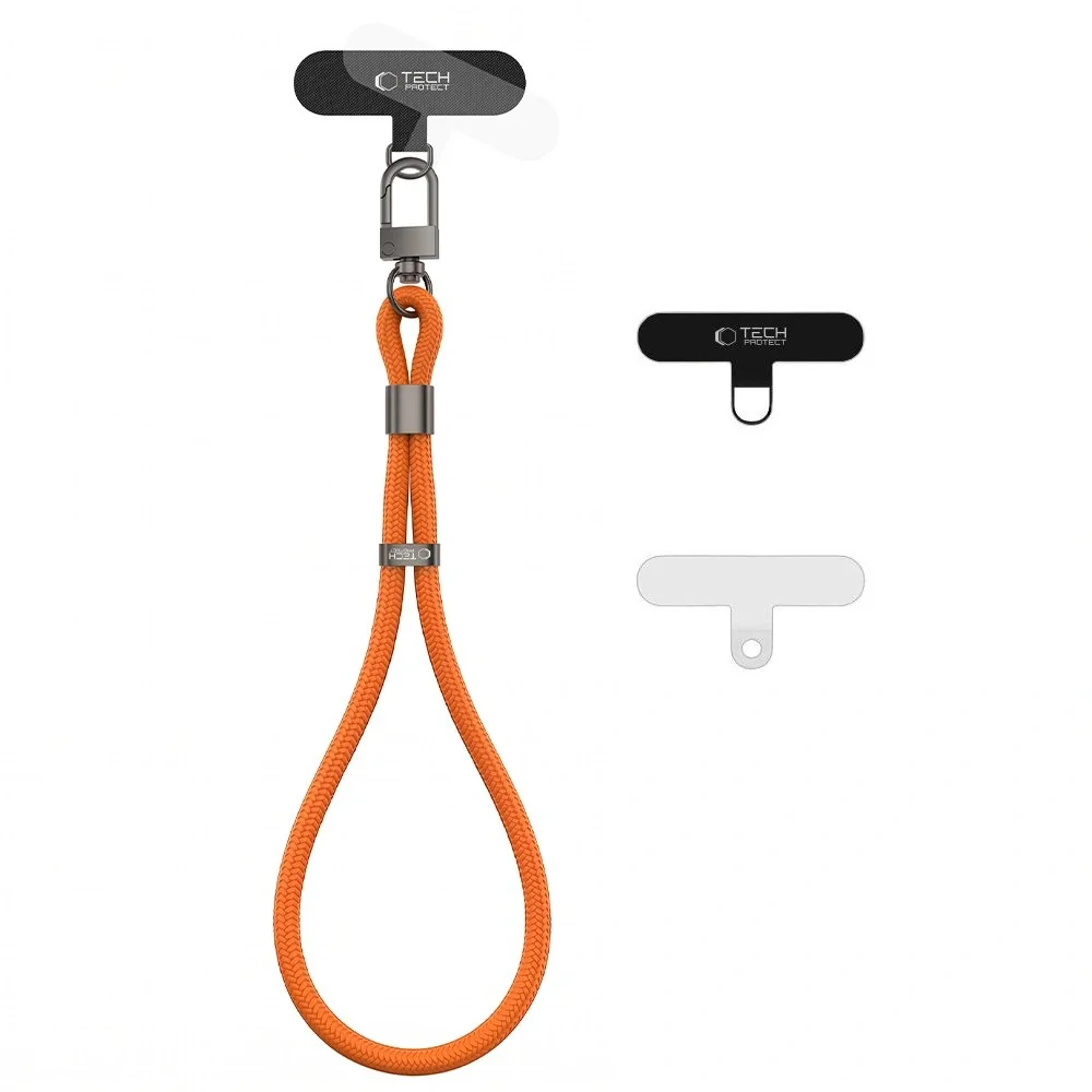 Tech-Protect Rope Wrist šnúrka na mobil, oranžová