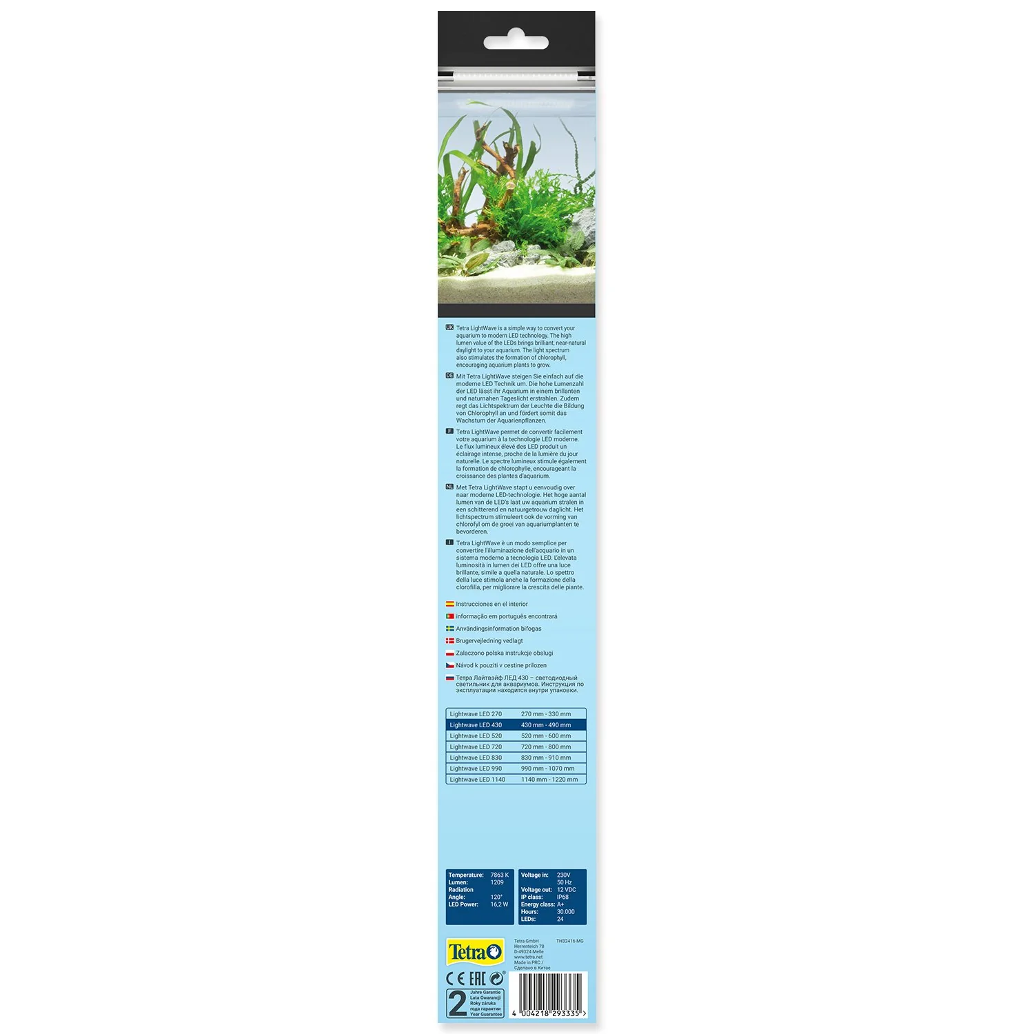 Osvetlenie Tetra Light Wave Single 430
