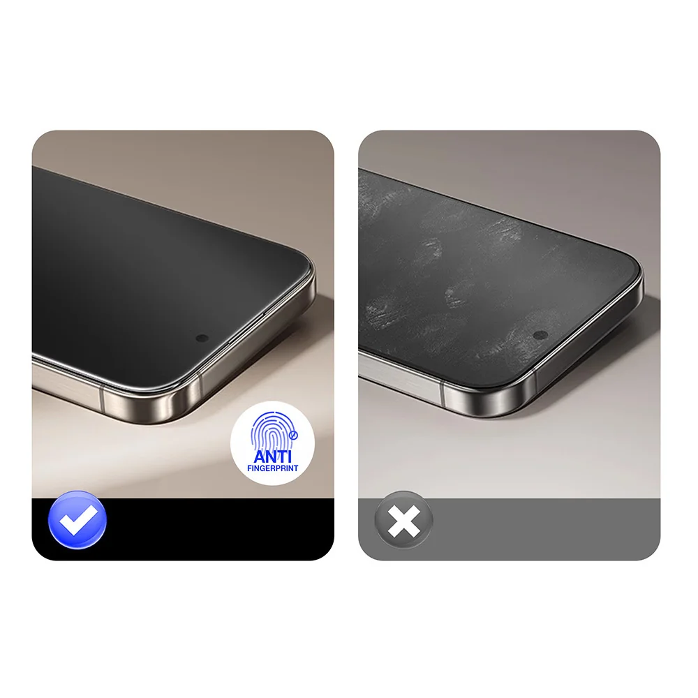 MG Full Glue matné ochranné sklo na iPhone 15 Plus, čierne