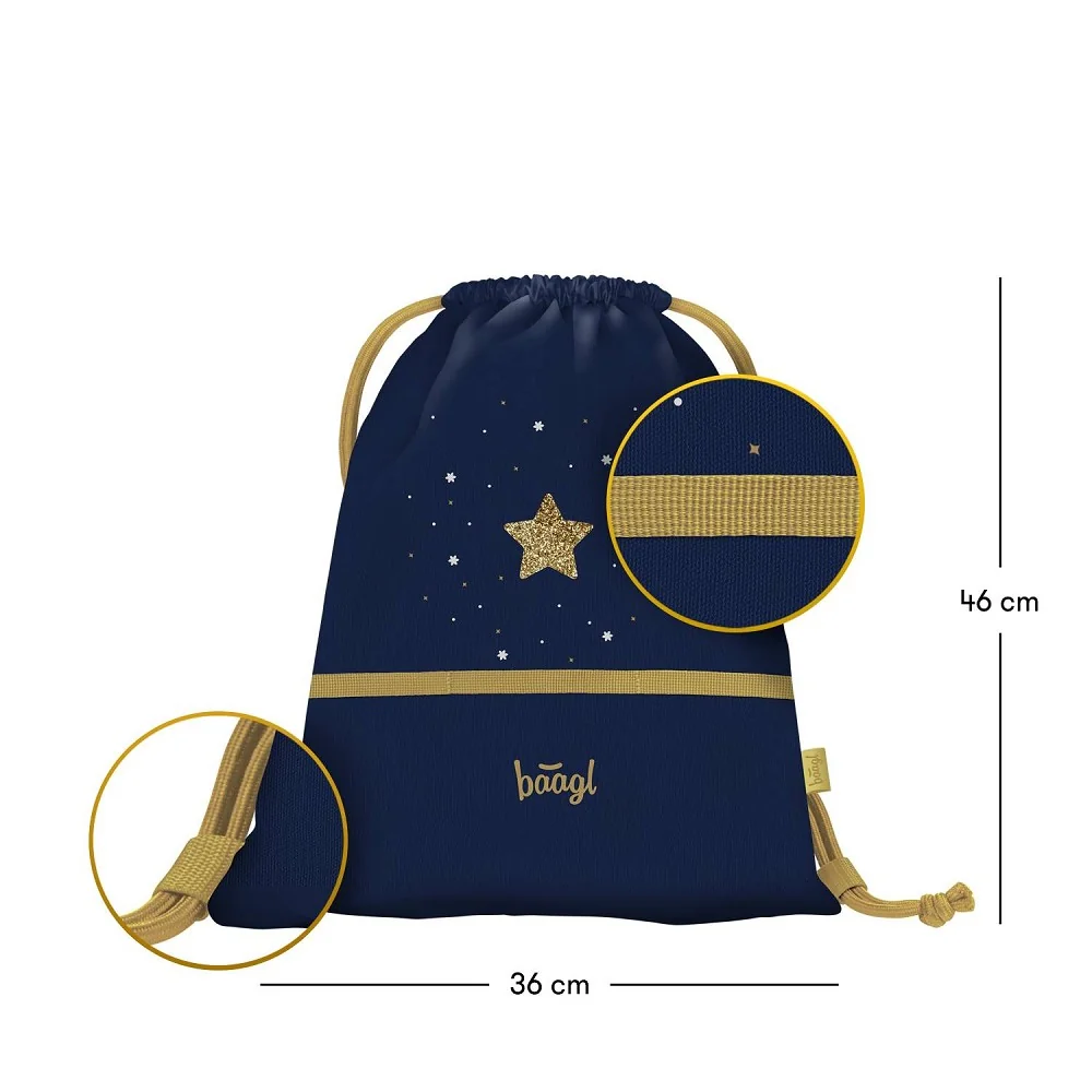 Vrecko Unicorn Gold zlatý dizajn, 1 ks