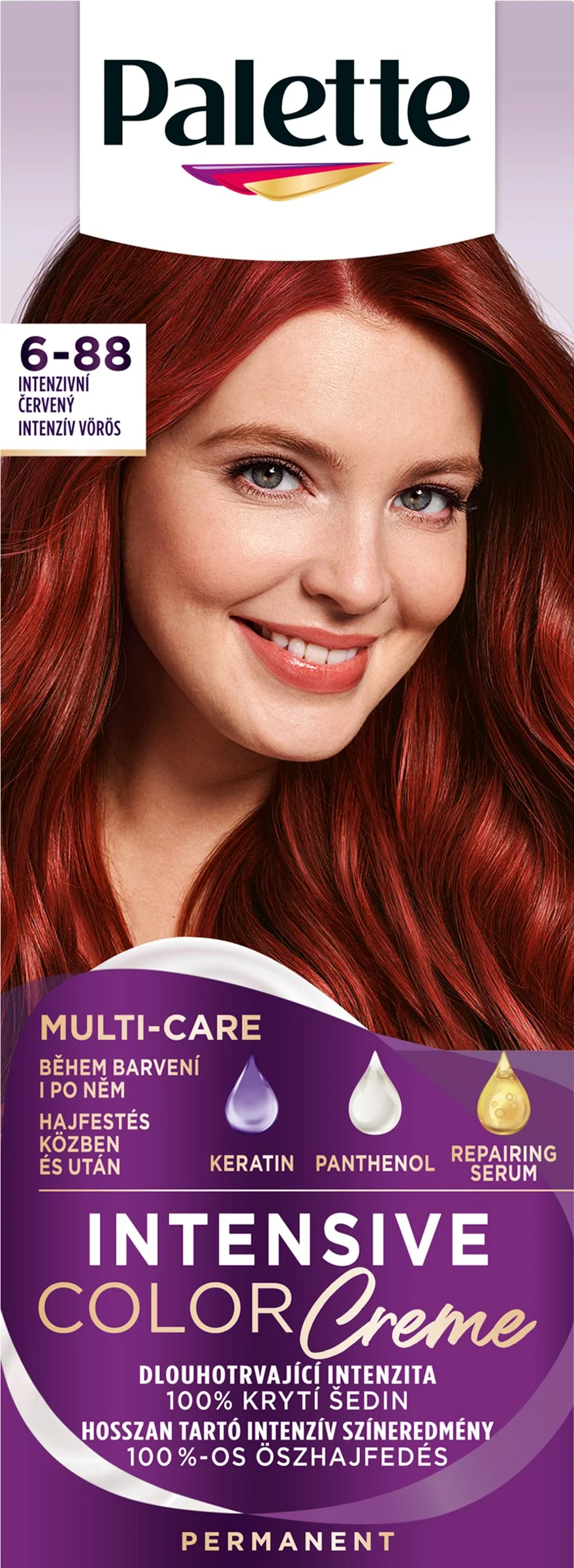 Palette Intensive Color Creme 6-88 Intenzívny červený 1×1 ks, farba na vlasy