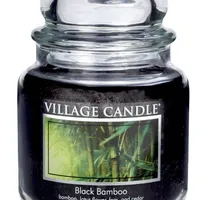 Village Candle Vonná sviečka v skle - Black Bamboo - Bambus, stredná