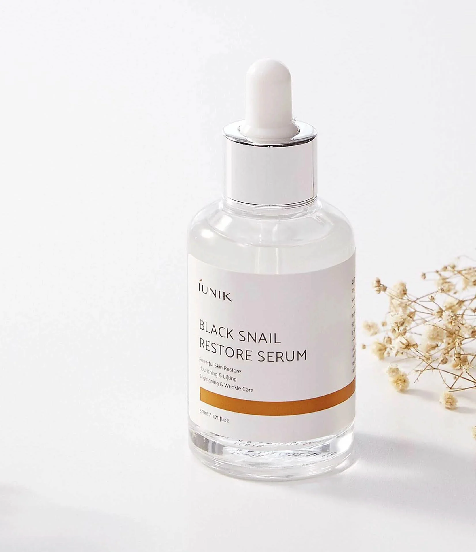 iUNIK Black Snail Restore Serum regeneračné a protivráskové sérum 50 ml
