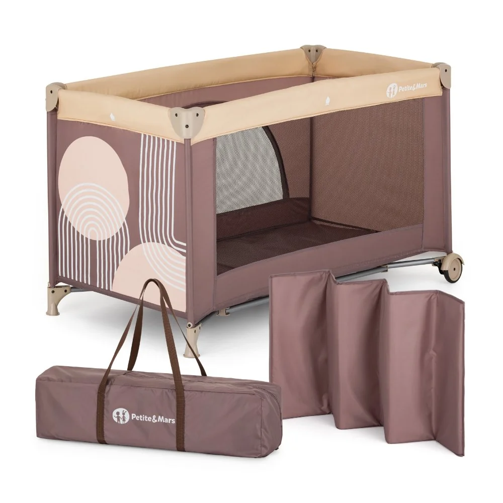 Postieľka cestovná Nyja Elegant Dreamlines Mocha