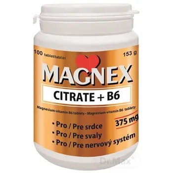Vitabalans MAGNEX CITRATE + B6 1×100 tbl, Magnex Citrát s vitamínom B6