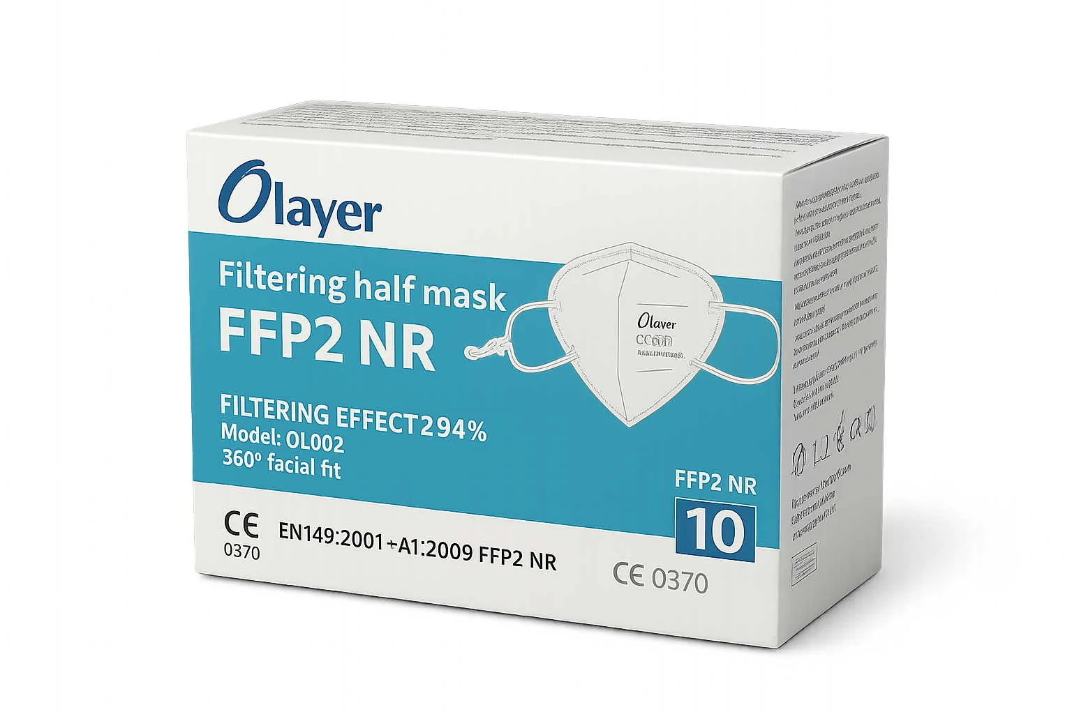 Olayer respirátor FFP2 NR OL002 1 ks