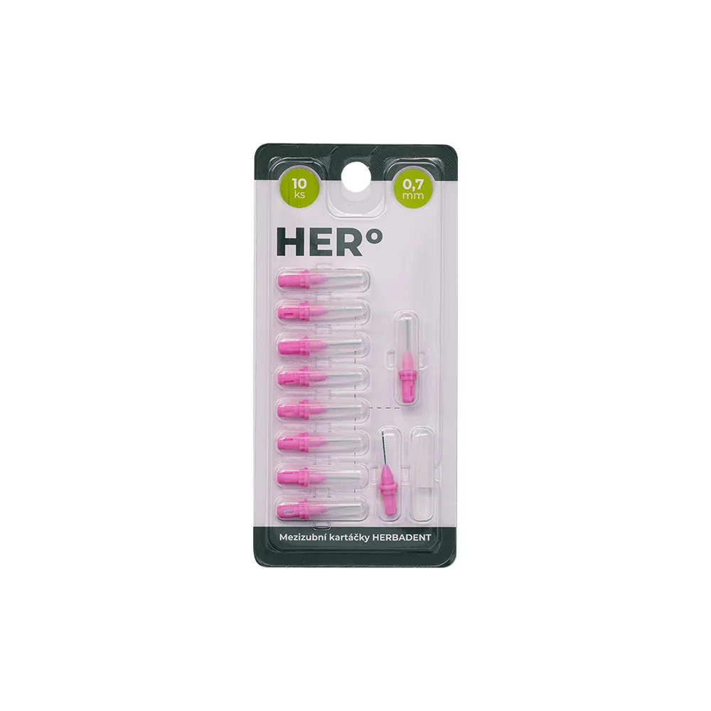 HERo doplnkové balenie 0,7 mm (ružový) 10 ks