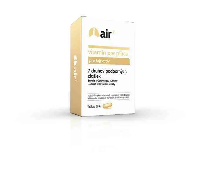 Air7 vitamín pre pľúca pre fajčiarov 1×30 tbl, výživový doplnok
