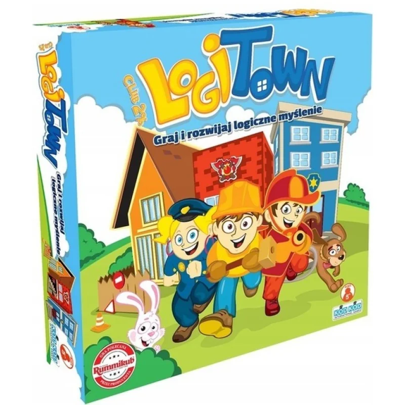 LEMADA LogiTown stolová logická hra pre deti (70 hádaniek)