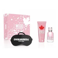 DSQUARED WOOD FOR HER EDT 50ML+SG 100ML+MNS 1SET