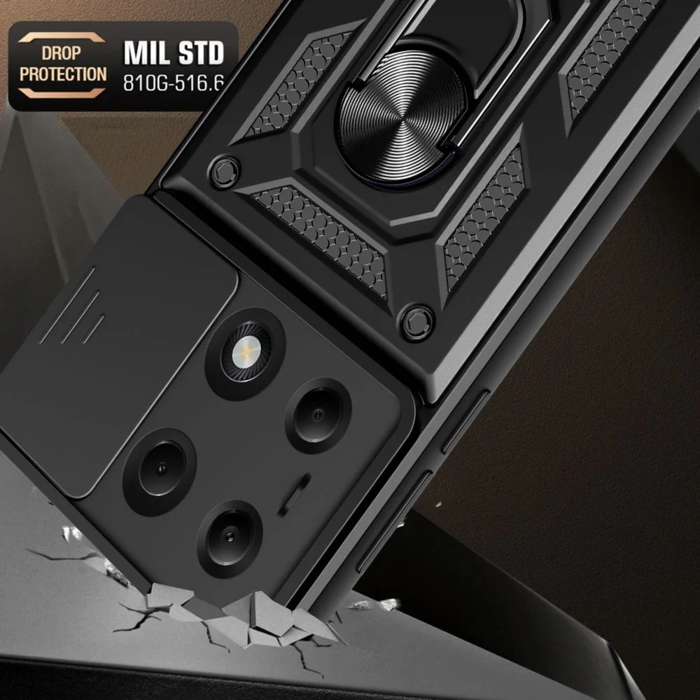 Tech-Protect Camshield kryt na Xiaomi Redmi Note 13 Pro 5G / Poco X6 5G čierny