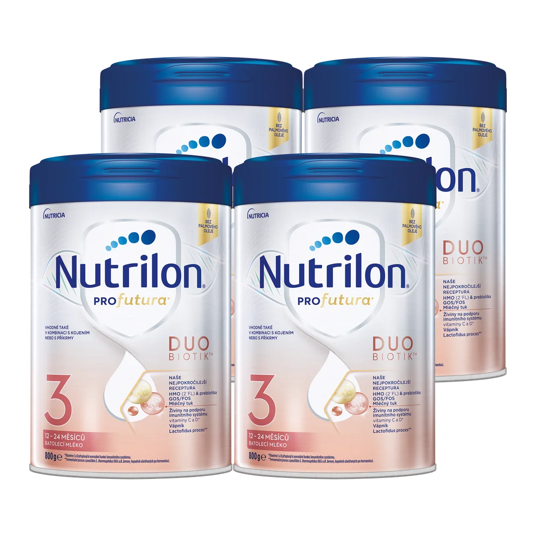 Nutrilon 3 Profutura Duobiotik 4×800 g, dojčenské mlieka