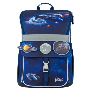Baagl školská aktovka Zippy Vesmírna loď 1. stupeň ZŠ