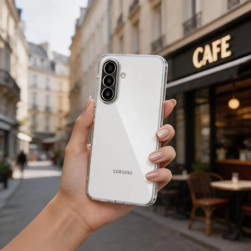 Tech-Protect FlexAir kryt na Samsung Galaxy A27 5G, priesvitný