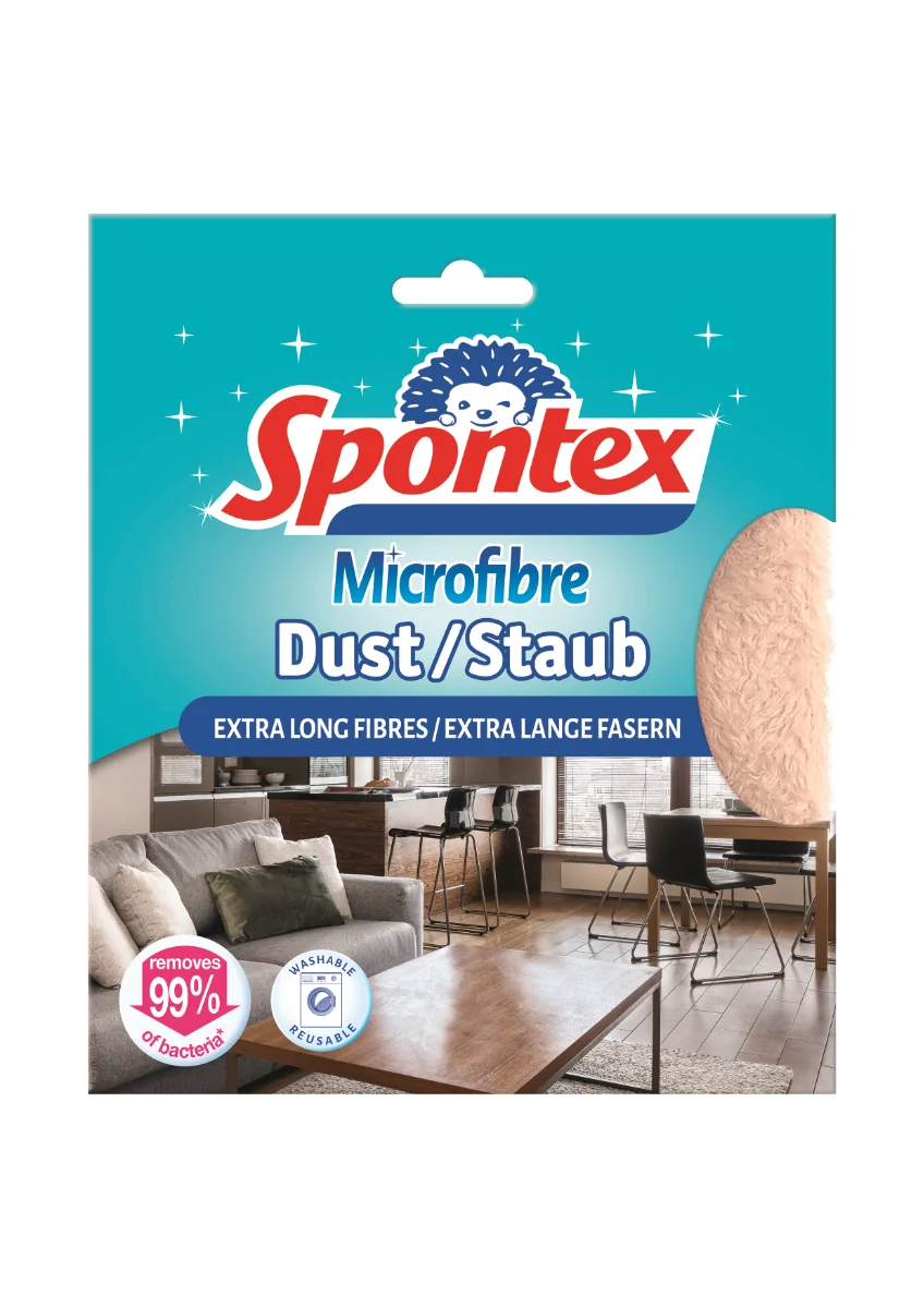 Spontex Dust utierka z mikrovlákna na prach 1×1 ks, utierka z mikrovlákna