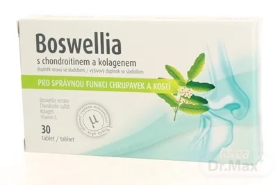 BOSWELLIA s chondroitínom a kolagénom 1×30 tbl, výživový doplnok