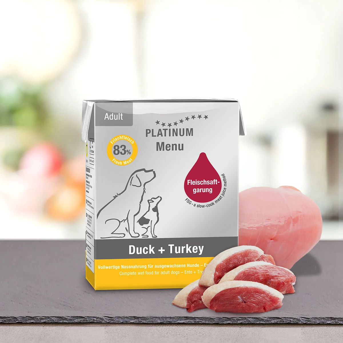 Platinum Menu Duck + Turkey - Kačka a moriak 375 g