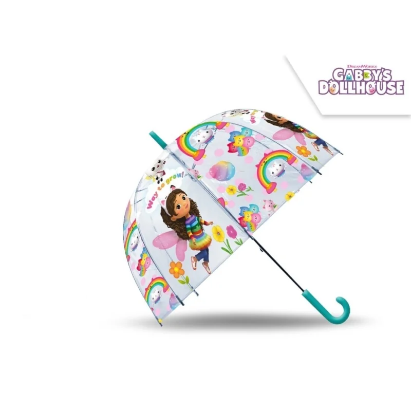 Kids Euroswan detský manuálny dáždnik Gabbys Dollhouse 46 cm