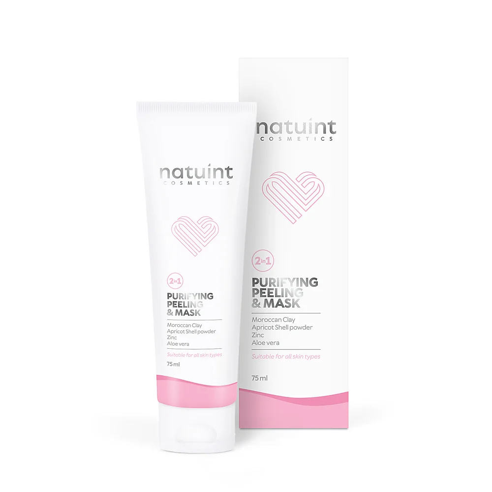 Natuint cosmetics - Maska a píling 2v1 - čistiaca 2 in 1 Purifying Peeling & Mask