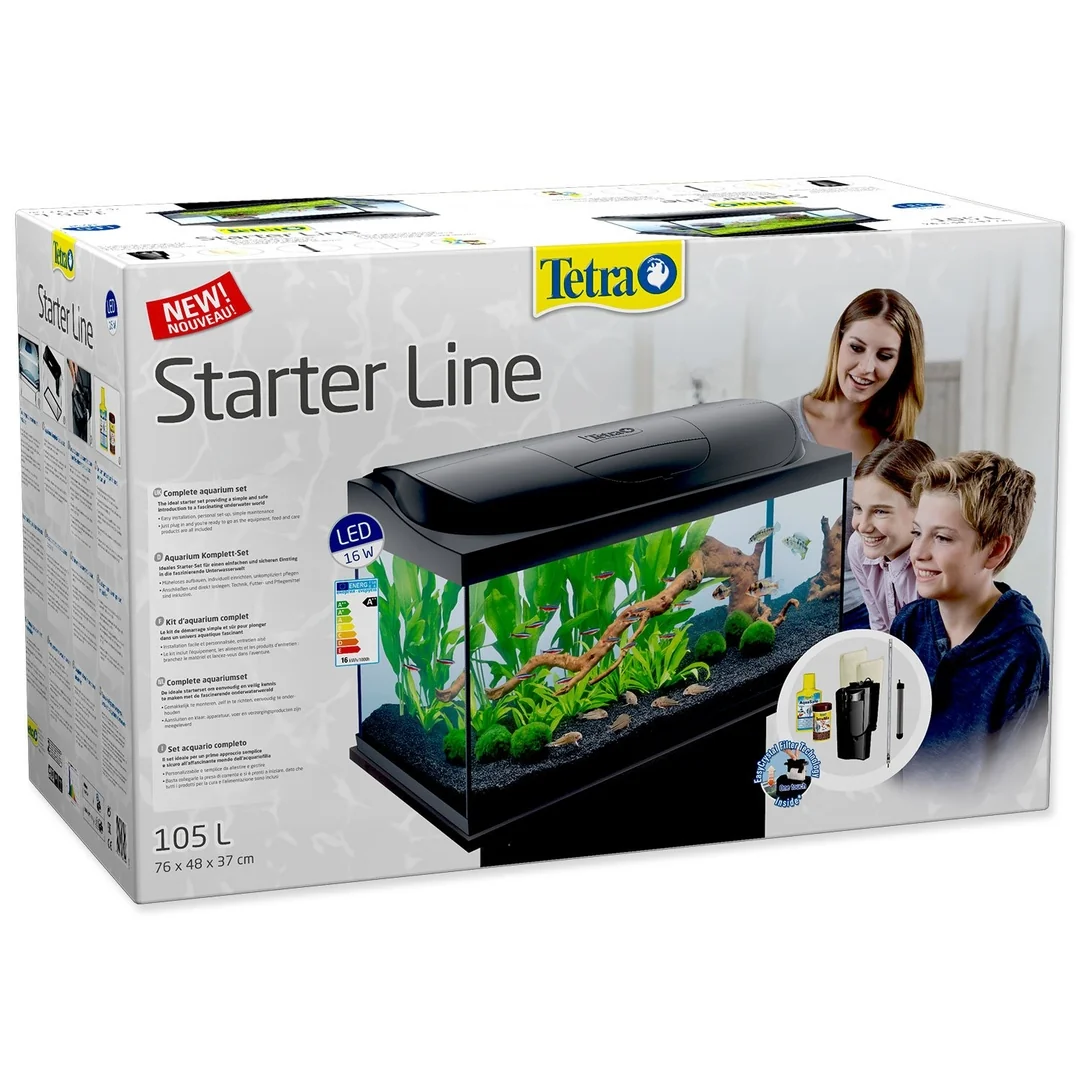 Akvarijný set Tetra Starter line LED 76x47x38cm 105l