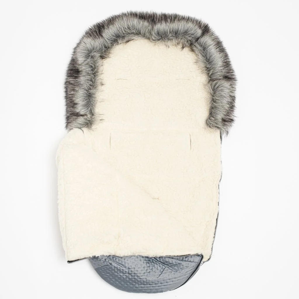 Zimný fusak New Baby Lux Wool graphite , 20C53468
