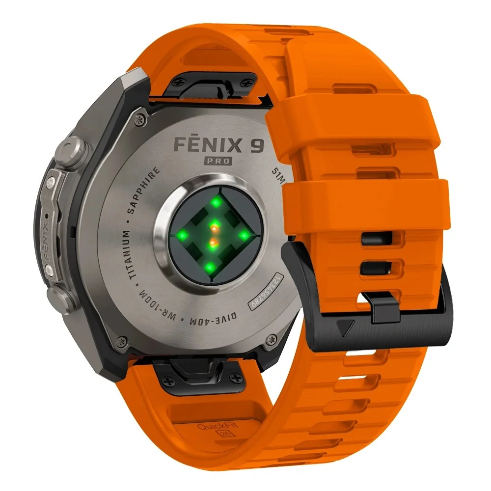Tech-Protect Silicone remienok Garmin QuickFit 26mm, signal orange