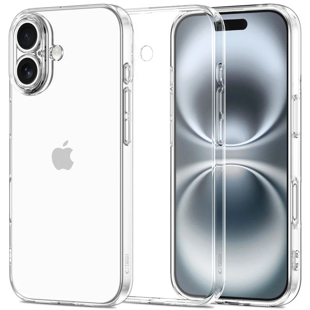 Tech-Protect FlexAir kryt na iPhone 17, priesvitný