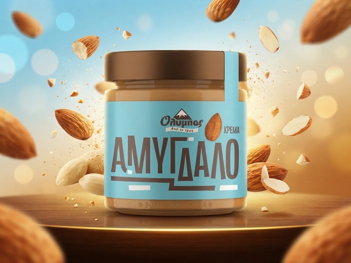 Olympos Mandľové maslo 100 % 200 g bez pridaného cukru