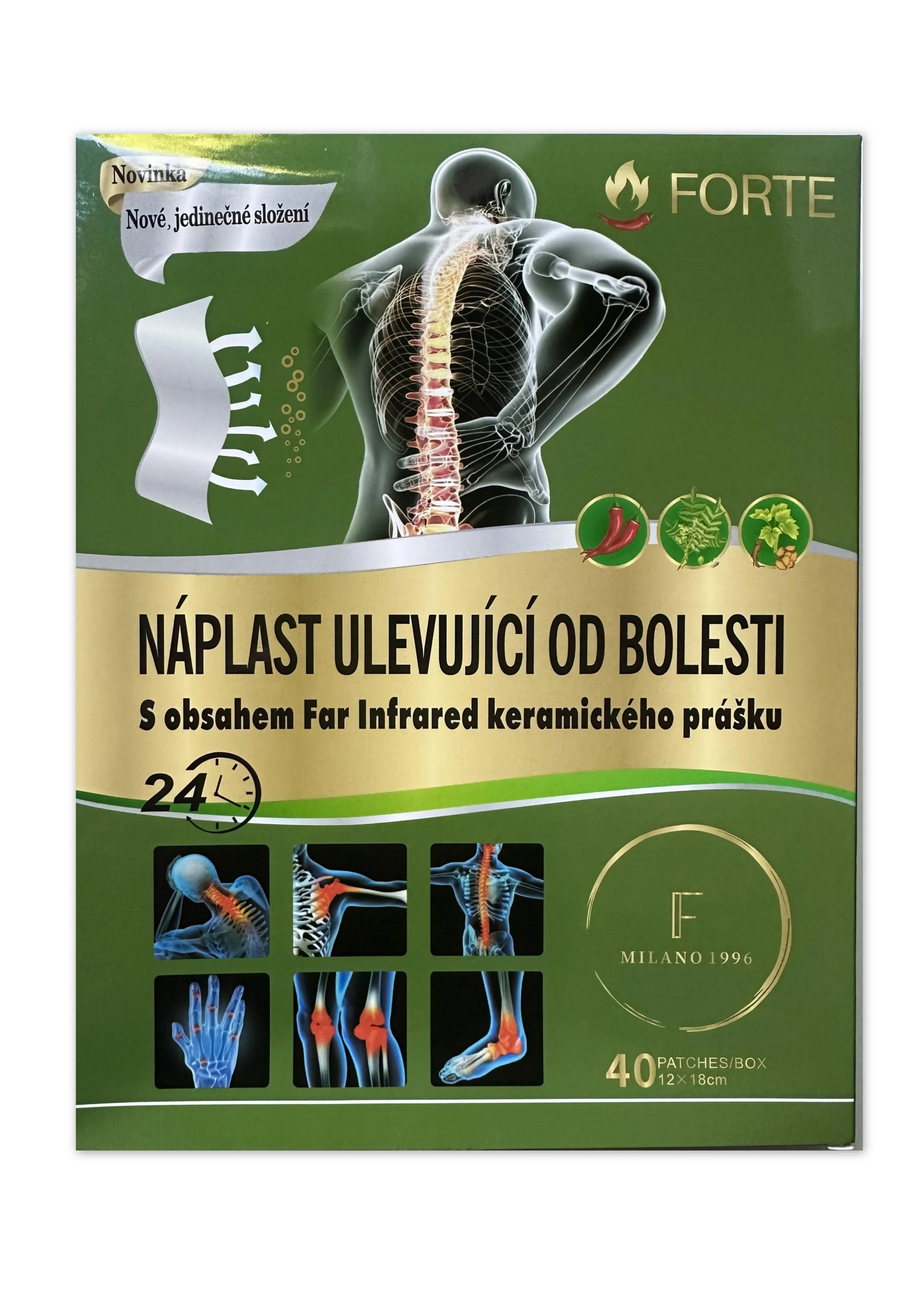 NAPLAST NA BOLEST FORTE FAR INFRARED 1 ks