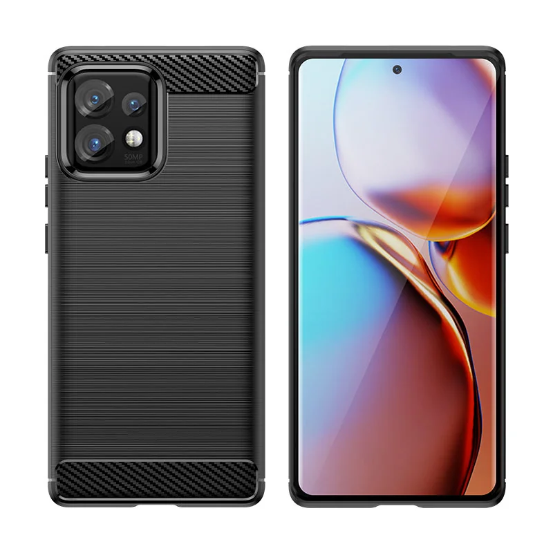 MG Carbon kryt na Motorola Edge 40 Pro čierny
