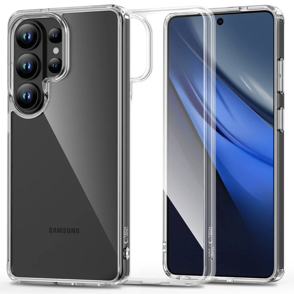Tech-Protect FlexAir Hybrid kryt na Samsung Galaxy S26 Ultra, priesvitný ný