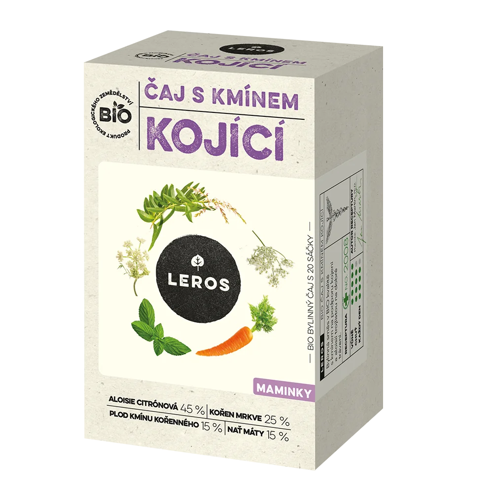 LEROS BIO ČAJ S RASCOU DOJČIACE 20×1,8 g, bylinný čaj s rascou
