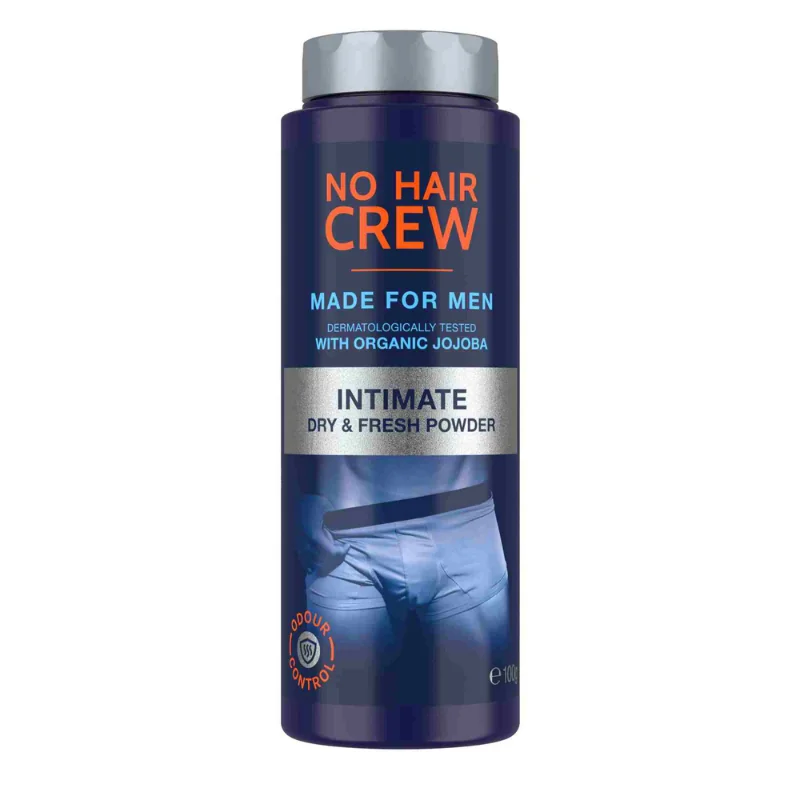 No Hair Crew jemný PÚDER pre INTÍMNE miesta 100g