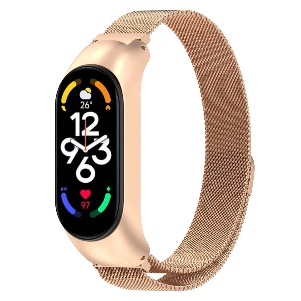 BStrap Milanese remienok na Xiaomi Mi Band 5/6 gold