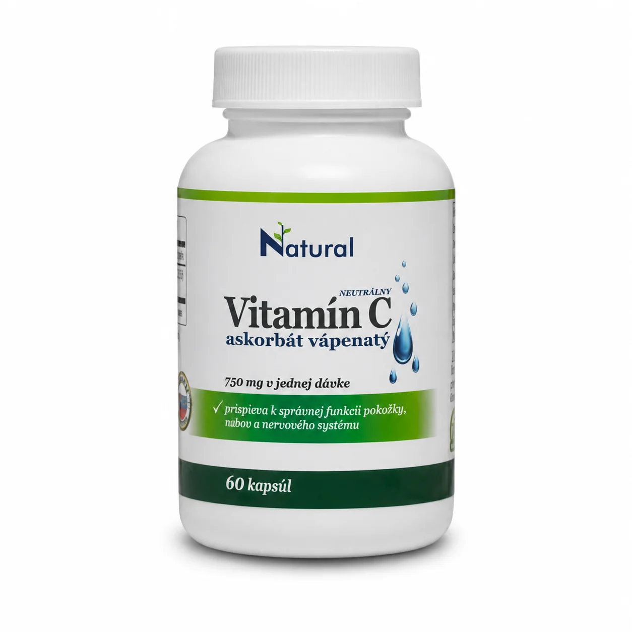 Vitamín C - askorbát vápenatý - 750 mg - 60 kapsúl