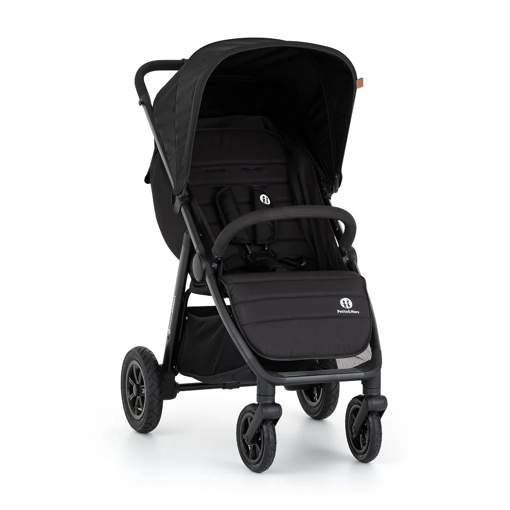 Petite&Mars Airwalk2 športový kočík Perfect Black