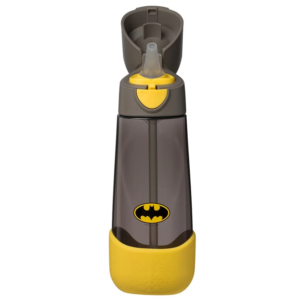 Fľaša na pitie so slamkou 600 ml Batman